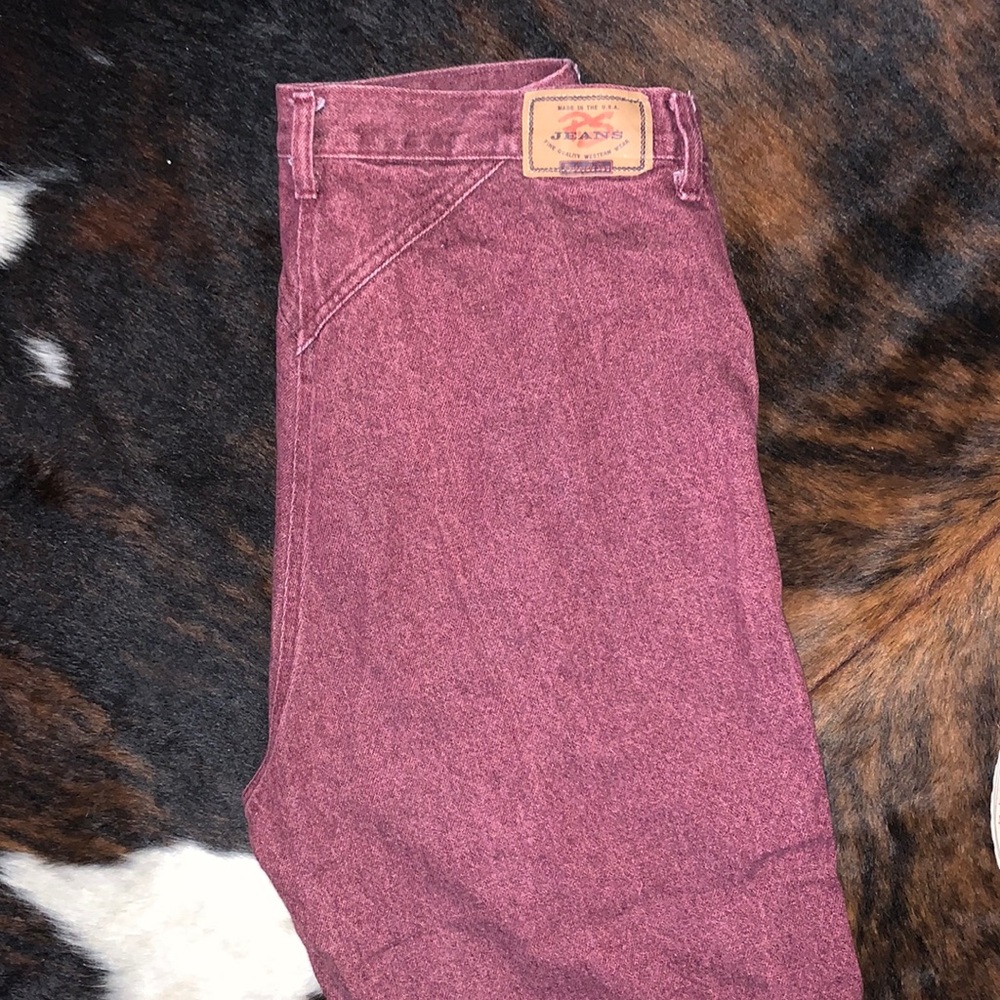 Panhandle slim fine quality western wear. Size 17/18 16” waist